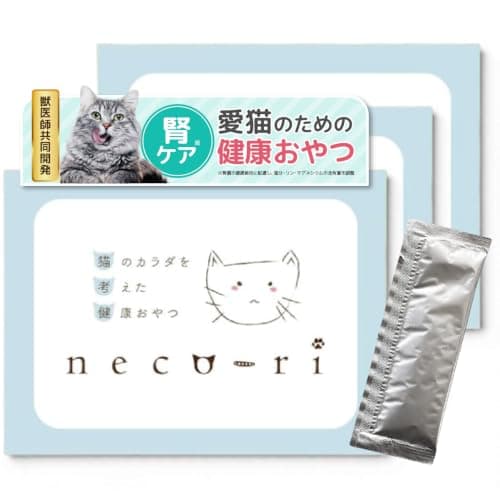neco-ri（ねこり）猫用 健康おやつ ペースト カツオ＆カツオ節味 3箱 (10g×30包) [ 国産 / 18種無添加 / 獣医師共同開発 ]