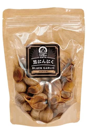 【 青森 黒ニンニク 】国産 黒にんにく 無添加 90日長期 熟成 発酵 最高級品種 自家栽培 青森県産 福地ホワイト六片 にんにくのよしだ家 200G/約1〜1.5ヶ月分 (1袋)