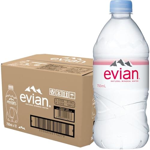 Evian(エビアン) 伊藤園 evian 硬水 ミネラルウォーター ペットボトル 750ml×12本 [正規輸入品]