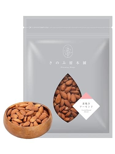 きのみ屋本舗 アーモンド 素焼き 500g usエクストラ 等級 国内製造 チャック付 20日分 無塩 無油 おやつ 間食 ナッツ (500g)