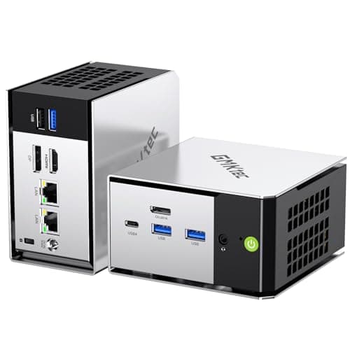 GMKtec ミニPC AMD Ryzen 5 PRO 6650H 【Ryzen 7 5825Uより速い】DDR5 16GB + M.2 2280 512GB（16TB拡張可能）最大4.5GHz Win11 Pro｜USB4.0｜ OCulink｜2.5G LAN｜3画面 8K出力 HDMI 2.0/DP/Type-C 静音設計USB3.2×3 高性能 M8 ミニPC ゲーミング NEW