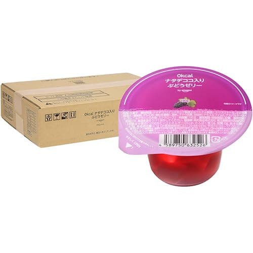 by Amazon 0kcalぶどうゼリー 190g x 6個 ナタデココ入り ぶどう果汁入り