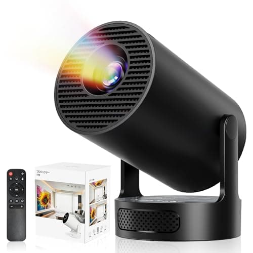 Philoent プロジェクター 家庭用 超小型 【2026最新 Android TV14.0搭載＆388g史上最軽＆HiFi外部スピーカー】