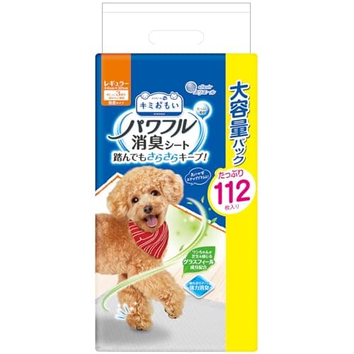 エリエール Pｅｔ キミおもい パワフル消臭シート レギュラー 112枚