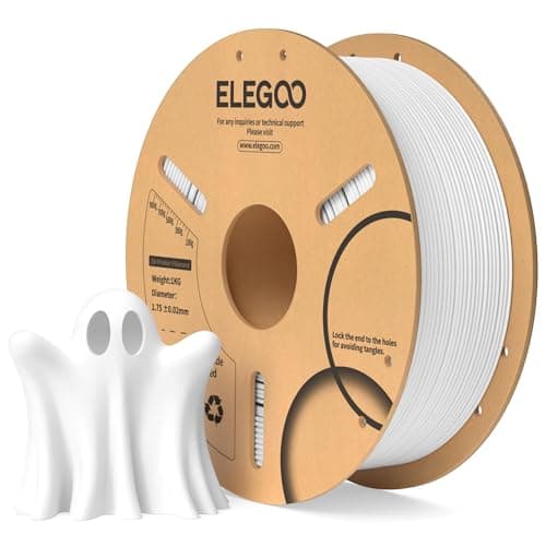 ELEGOO PLA フィラメント 1.75mm ±0.02mm 1KG 高精度 低反り 低絡み ホワイト