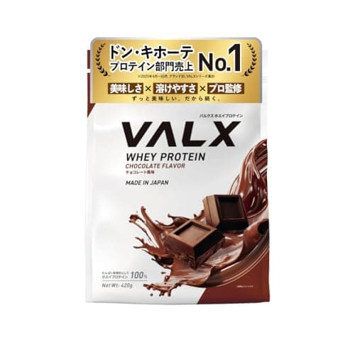 VALX バルクス ホエイ プロテイン 420g チョコレート 風味 ホエイプロテイン WPC お試し 少量 ダイエット 山本義徳 監修 国内製造