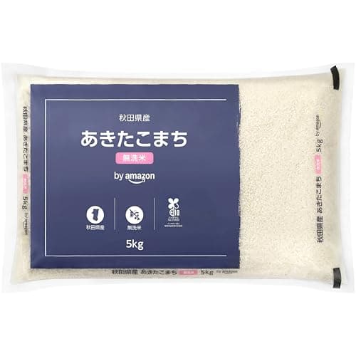 "新米" by Amazon 秋田県産 あきたこまち 無洗米 5kg 令和8年産