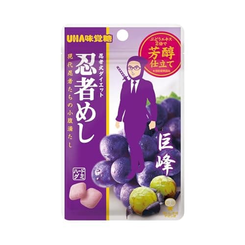 UHA味覚糖 味覚糖 忍者めし 巨峰 20g×10袋