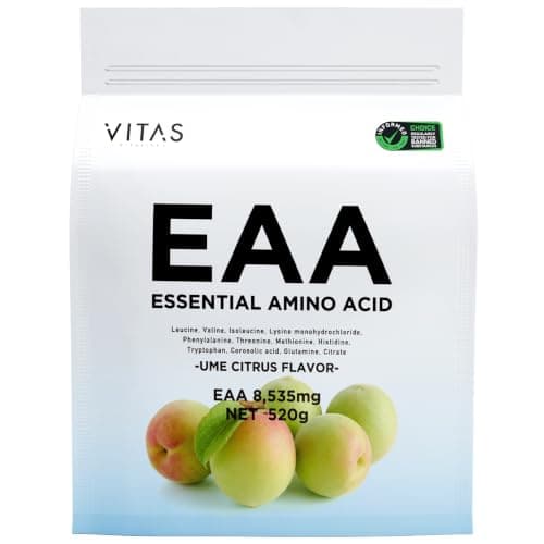 VITAS（バイタス）EAA 梅シトラス風味 520g BCAA 必須アミノ酸9種類配合