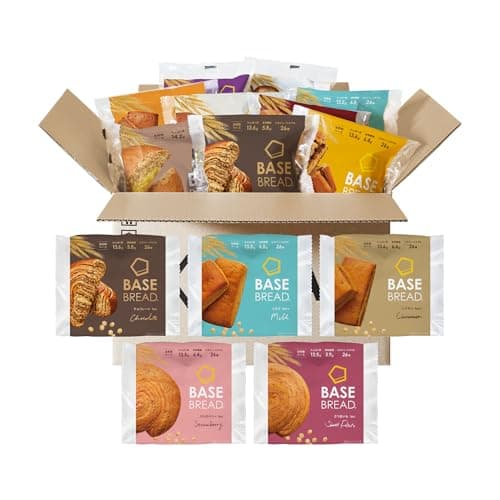 ベースブレッド 5種20袋【チョコ・シナモン・ミルク・ストロベリー・さつまいも】パン 完全栄養食 置き換え ダイエット食品 ロングライフ 低糖質
