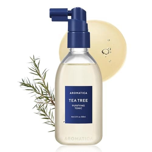 [AROMATICA] ヘアトニック 頭皮ケア ティーツリーピューリファイングトニック 100ml - オーガニック 脂性頭皮 無添加 天然由来 洗浄 ティーツリー 油分コントロール オーガニック Teatree Purifying Tonic