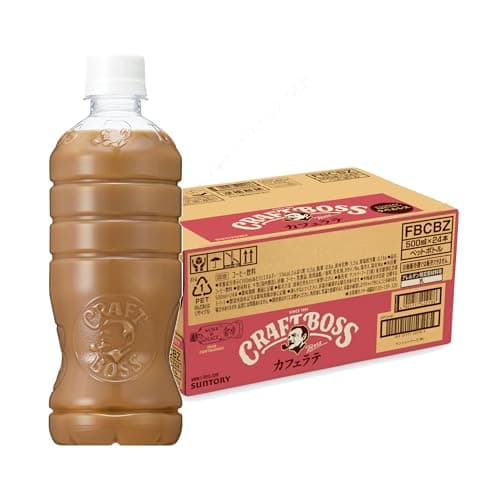 サントリー ボス BOSS クラフトボス ラテ ラベルレス コーヒー 500ml×24本 まとめ売り実施中
