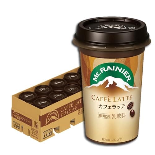 マウントレーニア カフェラテ 240ml 10本 コーヒー カフェオレ 飲み物 クール便 森永乳業
