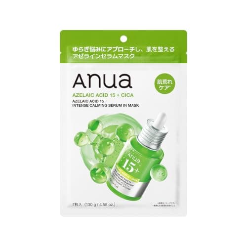 ANUA(アヌア) アゼライン酸15 インテンスカーミングセラムマスクパック (7枚入り) フェイスマスク スキンケア【公式・正規品】
