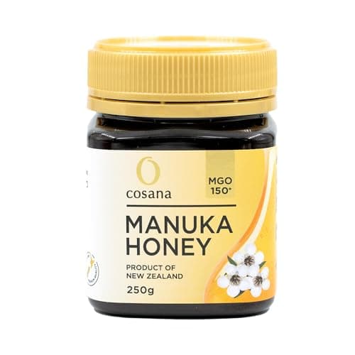 Cosana コサナ マヌカハニー MGO150+ 250g 正規品 ニュージーランド産 非加熱 無添加 はちみつ 蜂蜜 BRCGS認証工場製造 UMFHA Licence #3178