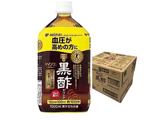 マインズ ミツカン (毎飲酢)黒酢ドリンク 1000ml×6本
