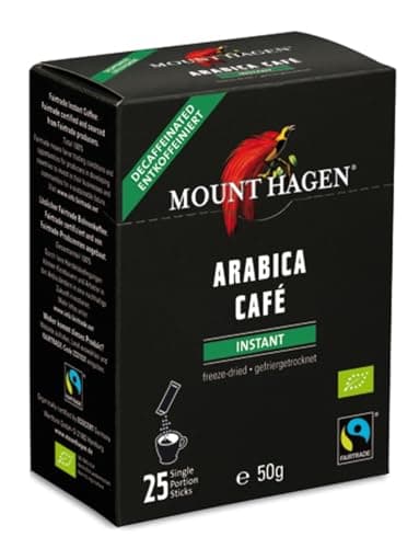 マウント ハーゲン オーガニック フェアトレード カフェインレス インスタントコーヒー スティック 50g(2g×25P) インスタント(スティック)
