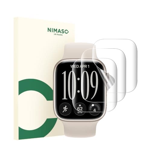【3枚組】NIMASO フィルム Apple Watch series 12 (2026）42mm 対応 アップルウォッチ