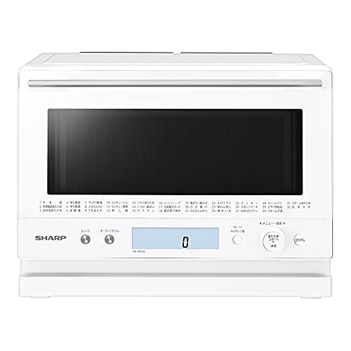 シャープ 過熱水蒸気 オーブンレンジ 23L 1段調理 ホワイト RE-WF232-W シンプル操作 コンパクト 一人暮らし 二人暮らし らくチン!（絶対湿度）センサー ノンフライ調理 トースト スチームあたため ワイドフラット庫内 簡単お手入れ