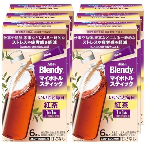 AGF ブレンディ マイボトルスティック いいこと毎日 紅茶 6本×6箱 【 粉末 】【 機能性表示食品 】【 GABA 】