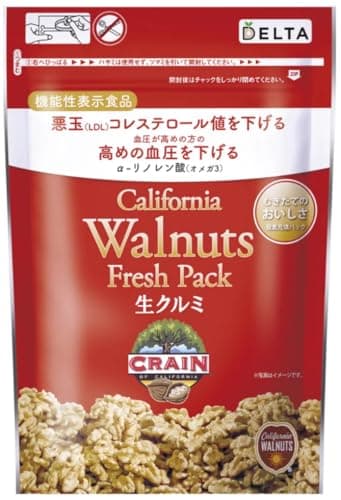 [ デルタインターナショナル公式 ] クレイン社 カリフォルニア産 生クルミ LHP 454g （機能性表示食品） α-リノレン酸 血圧 無塩