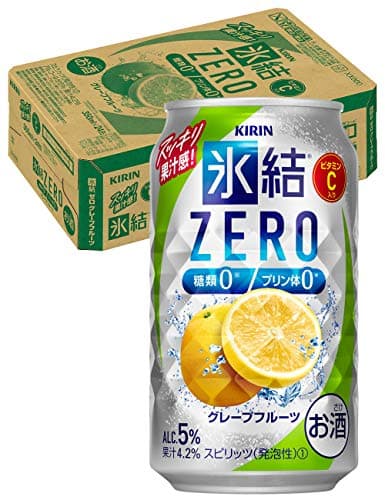 氷結 チューハイ350ml×24本 キリン 氷結ZERO グレープフルーツ サワー 酎ハイ お酒 糖類ゼロ プリン体ゼロ