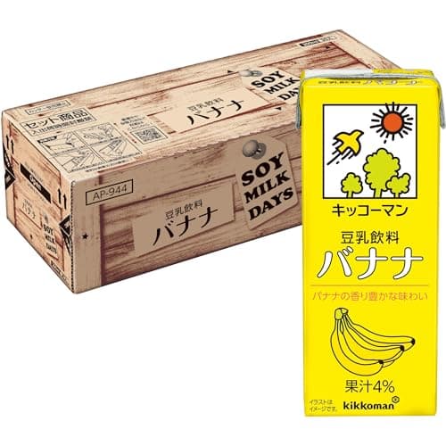 【Amazon.co.jp限定】 キッコーマン 豆乳飲料 バナナ SOYMILK DAYS 200ml ×30本