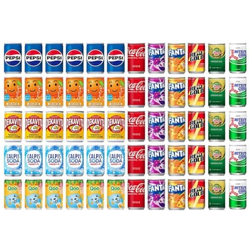 炭酸飲料 ミニ 缶 ジュース 160ml 11種 B 合計60本 詰め合わせ アソート セット （2ケース）