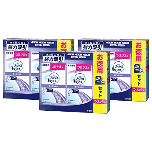 ファブリーズ 【まとめ買い】 消臭剤 置き型 無香 つけかえ用 130g × 6個 (2個セット×3)