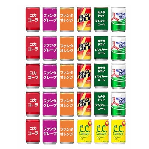 炭酸飲料 缶 160ml 詰め合わせ 7種 合計30本