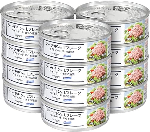 by Amazon シーチキン Lフレーク 70g×12缶