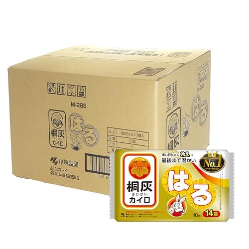 【Amazon.co.jp限定】 桐灰 (きりばい) カイロ 貼る 中身たっぷりで長時間温かい 14時間持続 60個入 小林製薬