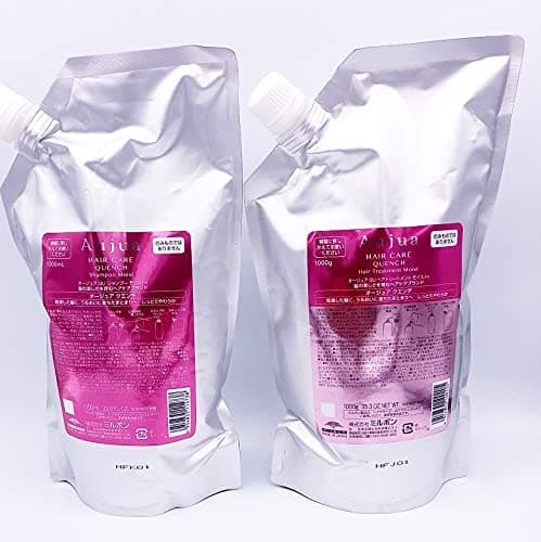【セット】 ミルボン MILBON オージュア クエンチ シャンプー モイスト 1000mL + ヘアトリートメント モイスト 1000g 詰替え シャンプー リンスセット