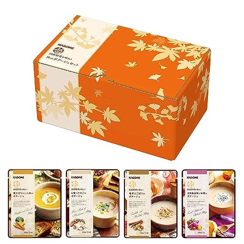 カゴメ 健康直送便 国産野菜を味わう秋のポタージュセット １６袋（４種X４袋）
