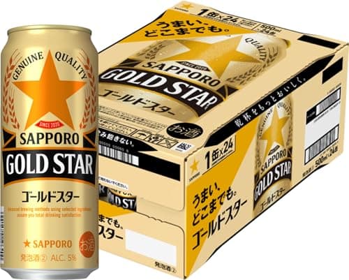 サッポロ GOLD STAR ゴールドスター（6缶包装なし）[新ジャンル 発泡酒 500ml×24本 ]