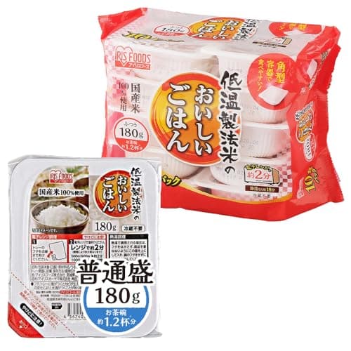 【値上がり時代の新定番! 】アイリスオーヤマ パックご飯 180g 国産米 100% 低温製法米 非常食 米 レトルト 180g×10個