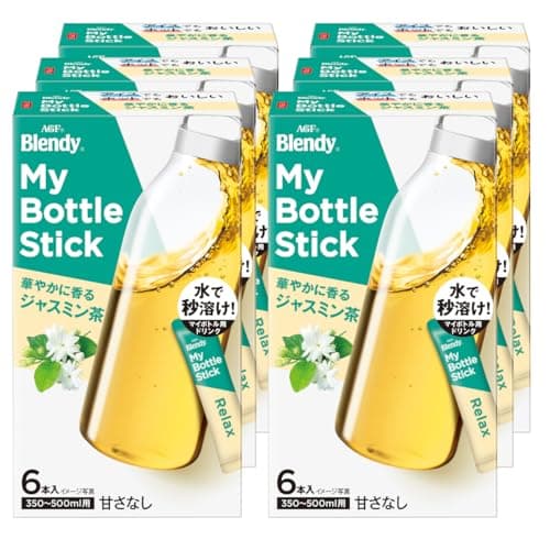 AGF ブレンディ マイボトルスティック 華やかに香る ジャスミンティー 6本×6箱 【 ジャスミン茶 】 【 水筒用 】