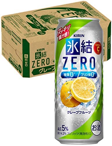 氷結 チューハイ500ml×24本 キリン 氷結ZERO グレープフルーツ サワー 酎ハイ お酒 糖類ゼロ プリン体ゼロ