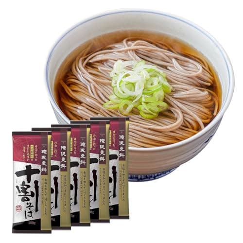 滝沢更科 十割そば 200g×5個 そば粉 100％ 食塩不使用 そば湯 年越し 香り豊かな 乾麺 国内乾麺 食塩不使用 日清製粉ウェルナ