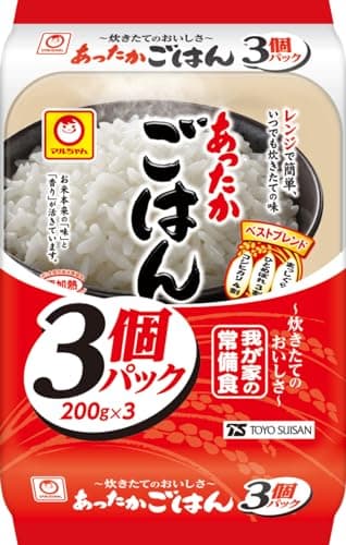 マルちゃん あったかごはん 3食パック×8個 ( 計24個 / 各200g ) パックごはん 白米 ( レンジで簡単調理 / レトルト ) 国産 ( コシヒカリ・ひとめぼれ・つがるロマン ) 東洋水産