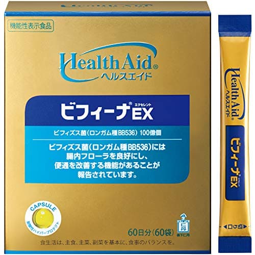 森下仁丹 ヘルスエイド ビフィーナEX (エクセレント) 60日分(60袋)