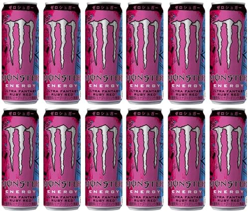 アサヒ飲料 モンスター ウルトラファンタジールビーレッド 355ml×12本[エナジードリンク][0カロリー]