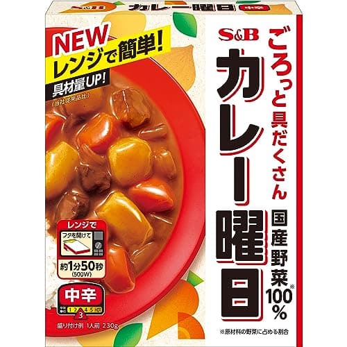カレー曜日 エスビー食品 中辛 230g×5個