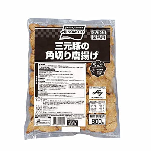 [冷凍] 味の素 三元豚の角切り唐揚げ 800gX1個