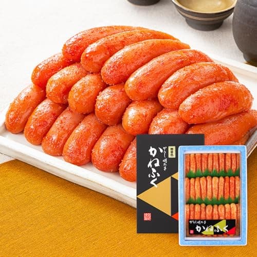 【かねふく公式ストア】かねふく 明太子 1kg 無着色 一本物 (Lサイズ) 大容量明太シリーズ｜ 辛子明太子 訳あり お取り寄せグルメ