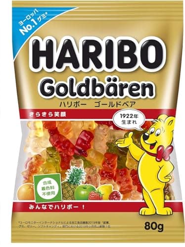 Haribo ハリボー ゴールドベア 80g ×10袋