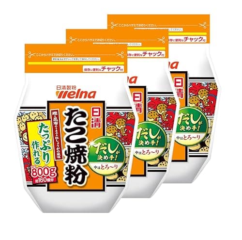 日清製粉ウェルナ　日清　たこ焼粉 800g ×3袋
