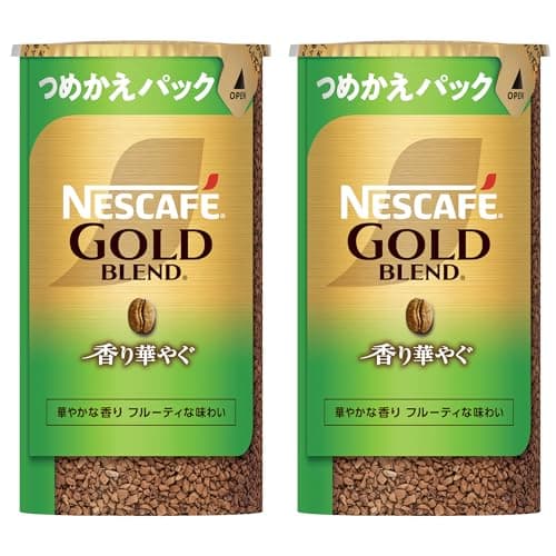 ネスカフェ ゴールドブレンド 香り華やぐ エコ&システムパック 95g×2本(95杯分),レギュラー ソリュブル コーヒー,詰め替え用
