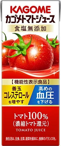 カゴメ トマトジュース 食塩無添加 200ml(24本入×3ケース）72本 [機能性表示食品]
