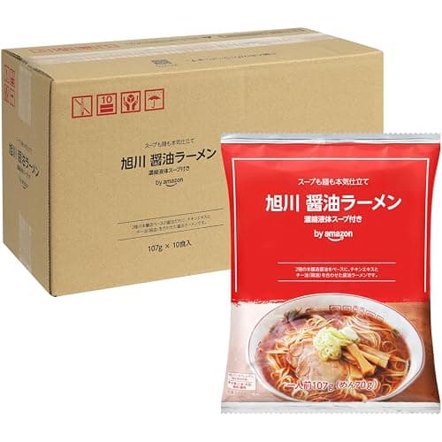 by Amazon 旭川醤油ラーメン 10食入り